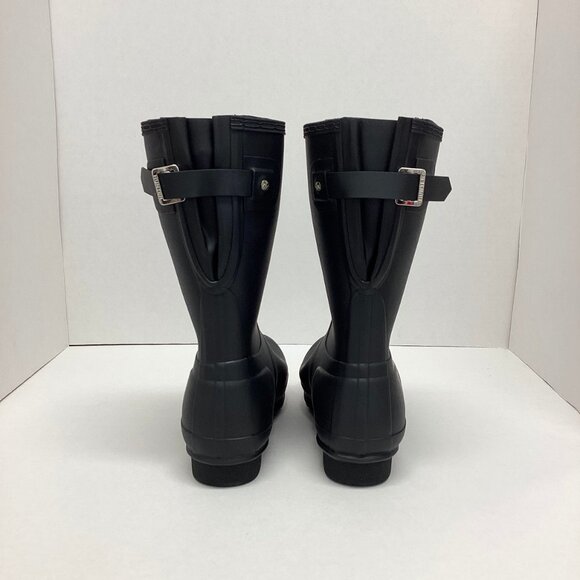 Hunter Women's Original Back Adjustable Short Boots in Size 8, WFS1013RMA-BLK(3) - Picture 7 of 11